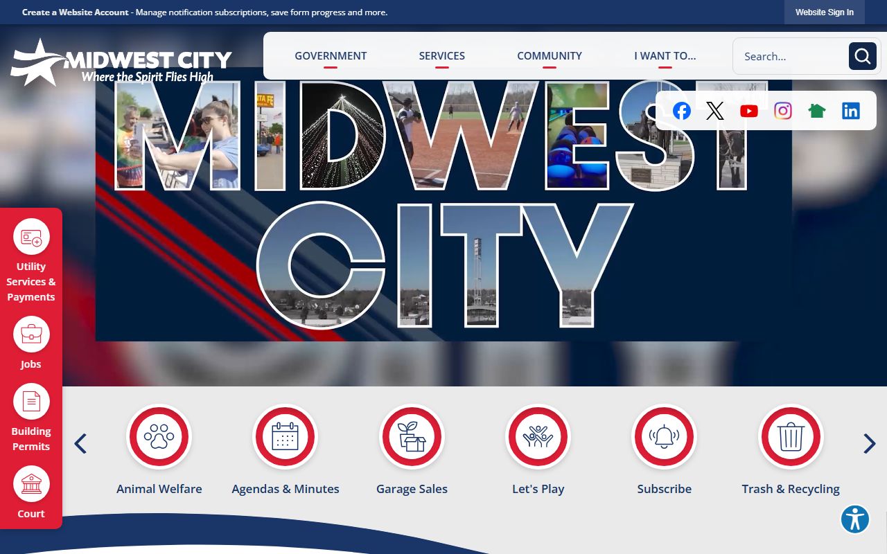 Midwest City marriage license city information