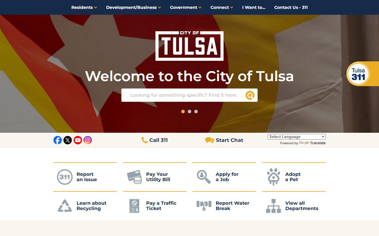 Tulsa marriage license City of Tulsa municipal services