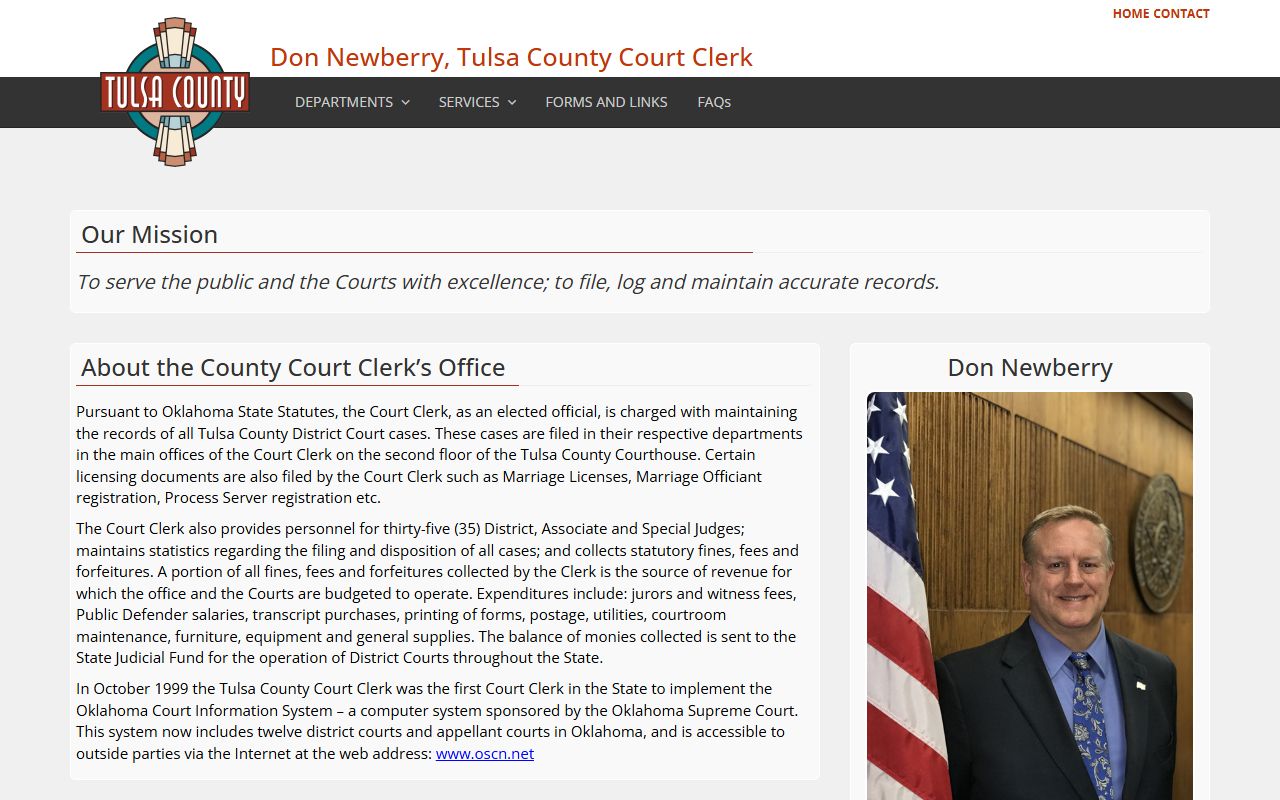 Tulsa marriage license Tulsa County Court Clerk website