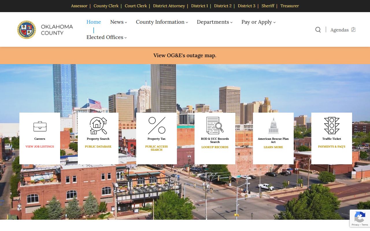 Oklahoma County marriage license clerk website