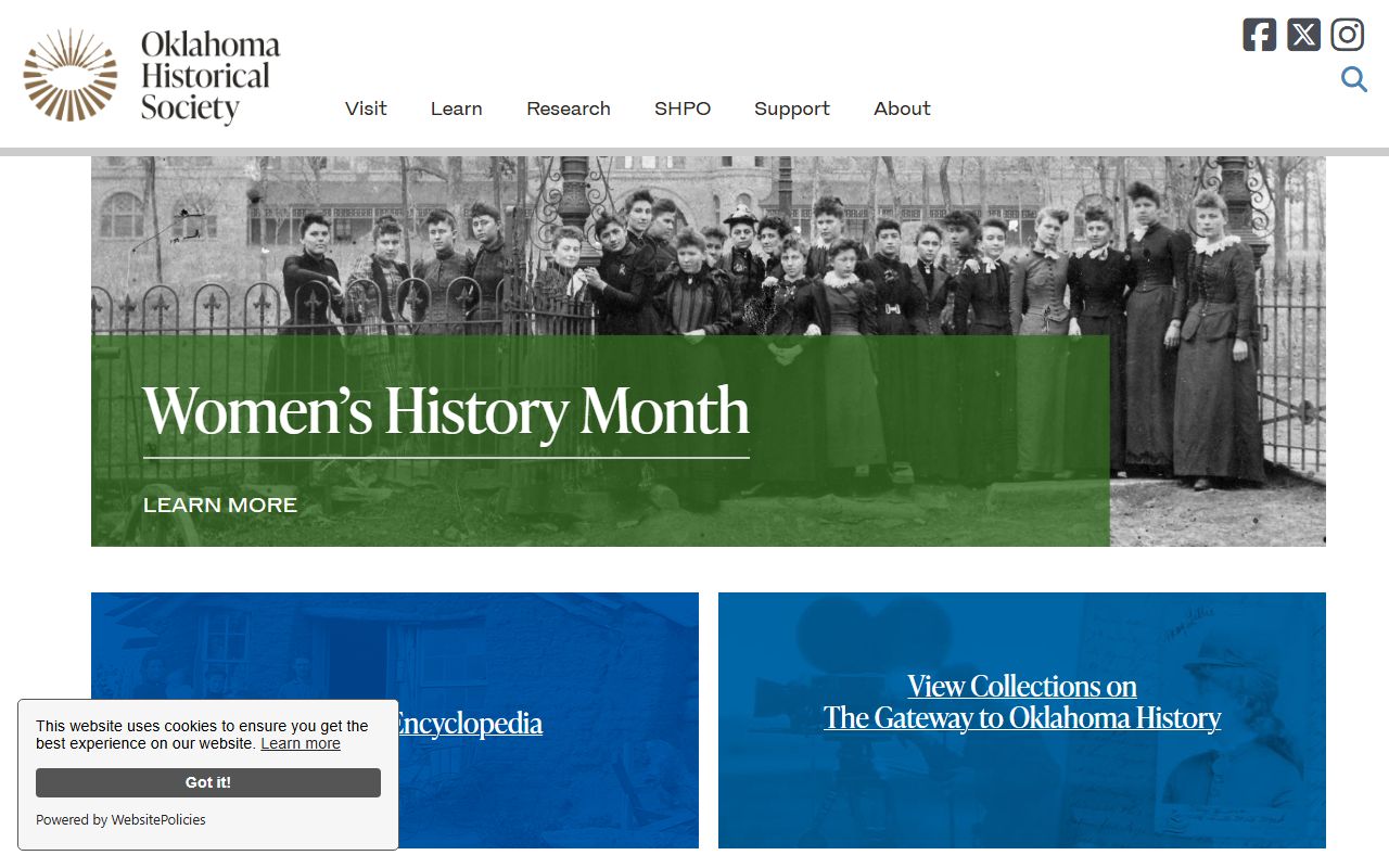 Oklahoma Historical Society marriage license records archive